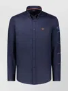 Paul & Shark Collared Shirt Button-down Long Sleeves In Blue