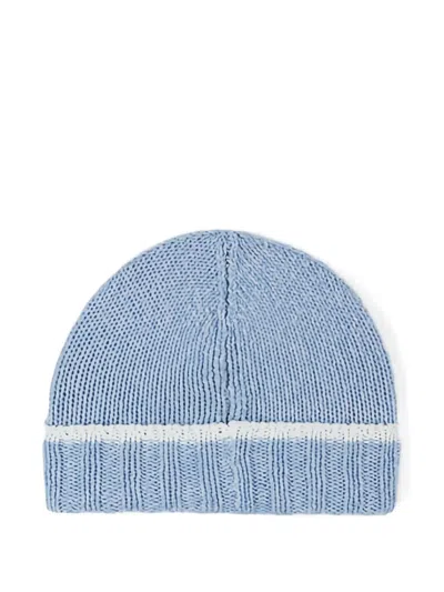 PAUL & SHARK CONTRAST-STRIPE BEANIE HAT