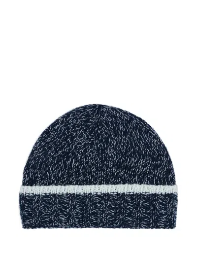 PAUL & SHARK CONTRAST-TRIM BEANIE
