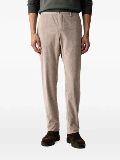 Paul & Shark Corduroy Trousers In Animal Print