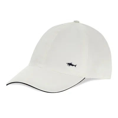 Paul & Shark Cotton Baseball Cap In Burgundy