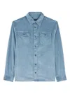 Paul & Shark Cotton Blend Shirt In Blue