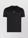 Paul & Shark Cotton Blend Short Sleeve Crew Neck T-shirt In Multi