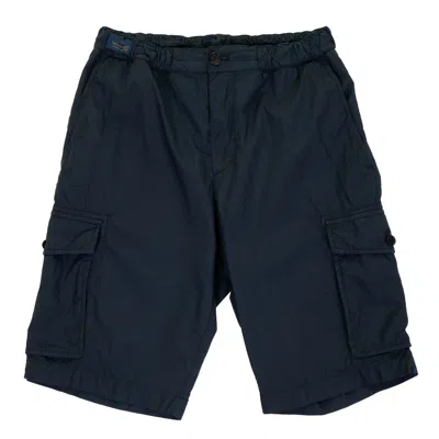 Paul & Shark Cotton Cargo Shorts Navy In Blue