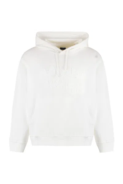 Paul & Shark Cotton Hoodie In White