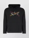 Paul & Shark Cotton Hoodie With Drawstring And Front Pocket In Black