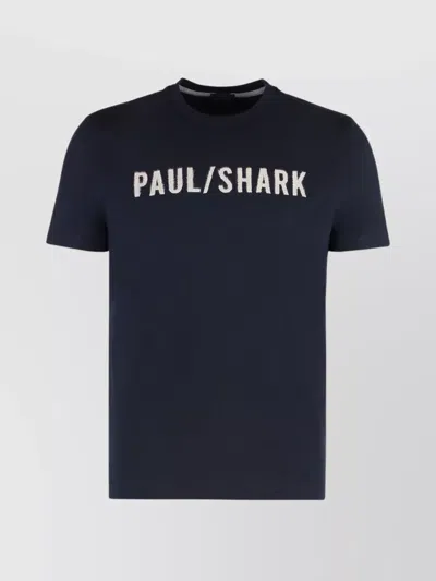 PAUL & SHARK COTTON JERSEY BASIC T-SHIRT LOGO