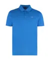 Paul & Shark Short-sleeved Cotton Polo Shirt For Casual Style In Brown