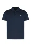 Paul & Shark Short Sleeve Polo Shirt And Collar In Black