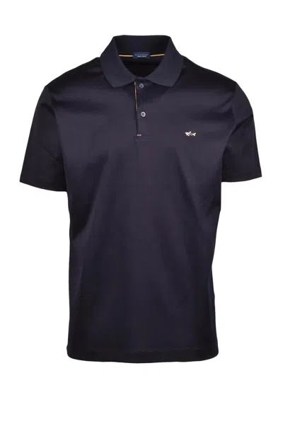 Paul & Shark Cotton Polo - Multicolor In Blue
