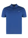 Paul & Shark Short Sleeve Polo Shirt Featuring Collar In Blue