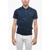 Paul & Shark Cotton Polo Shirt With Colored Buttons
