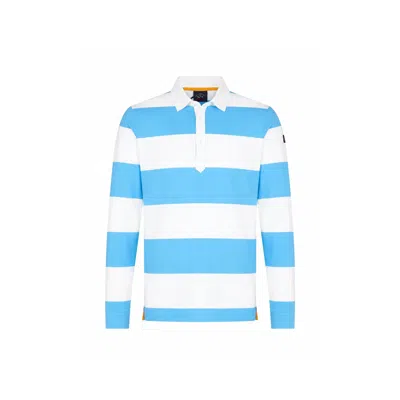 Paul & Shark Cotton Polo In Blue
