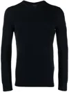 Paul & Shark Cotton Roundneck Sweater In Blue