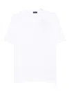 Paul & Shark Crew Neck Short Sleeve Straight Hem In White