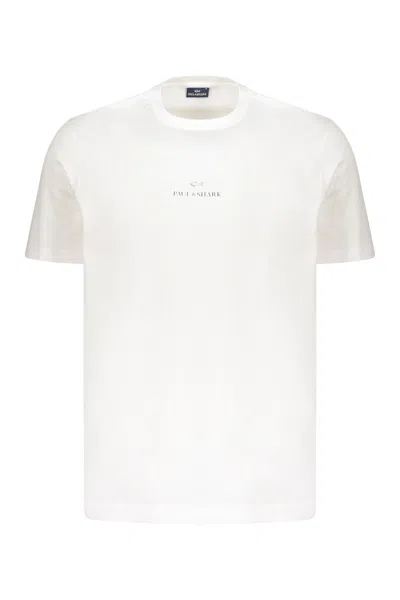 Paul & Shark Cotton T-shirt In Neutral