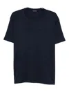 Paul & Shark Cotton T-shirt With Patch Clothing In Blue