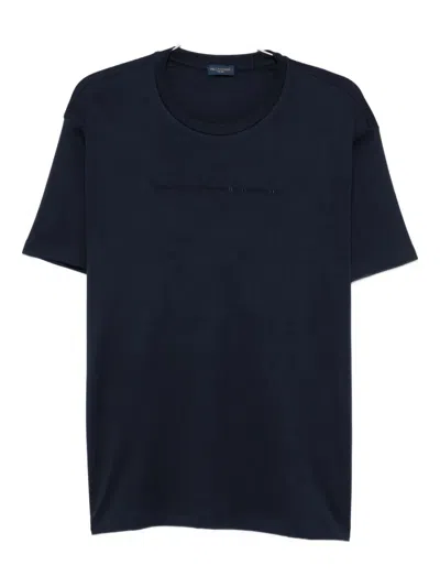 PAUL & SHARK COTTON T-SHIRT WITH PATCH