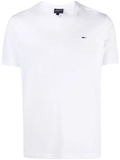 Paul & Shark Cotton T Shirt In Yellow