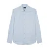 Paul & Shark Cotton Twill Shirt In Blue