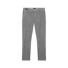 Paul & Shark Cotton Velvet And Cashmere Chino Pants In Gray