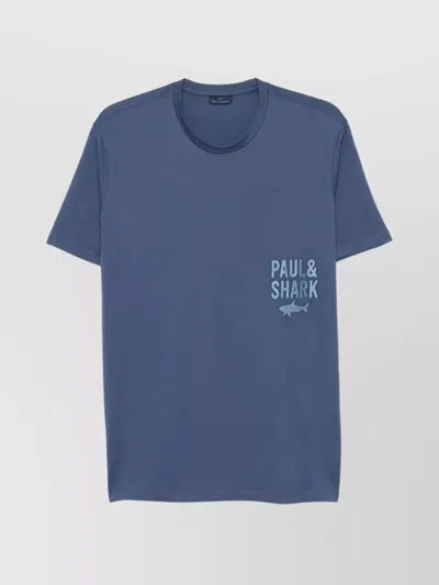 PAUL & SHARK CREW NECK SHORT SLEEVES STRAIGHT HEM
