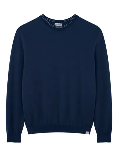 Paul & Shark Crew-neck Sweater In Blue
