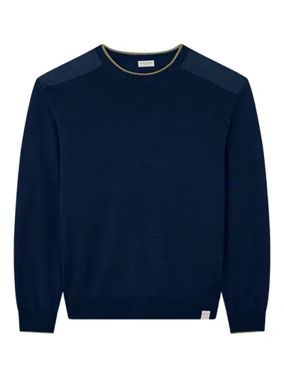 Paul & Shark Crew-neck Sweater In Blue