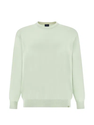 Paul & Shark Crew-neck Sweater In Green