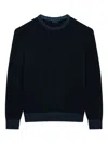 Paul & Shark Soft Cool Touch Wool Crewneck Sweater In Burgundy