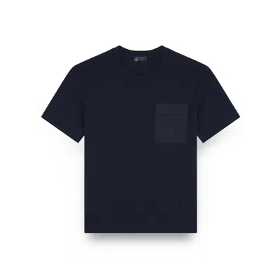 Paul & Shark Delight Interlock T-shirt In Black
