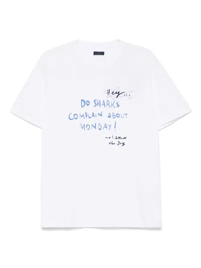 Paul & Shark Digital Print Cotton Jersey T-shirt