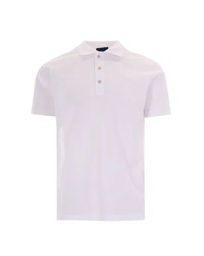 Paul & Shark Double Bianca Polo Shirt In Pink