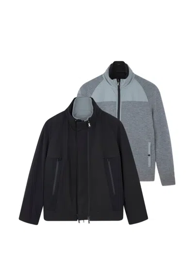 Paul & Shark Double-layer Padded Jacket In Multi