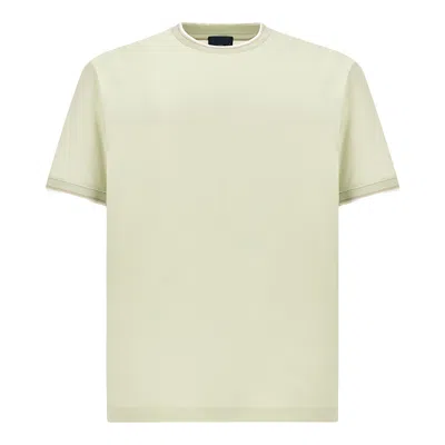 Paul & Shark Double Mercerised Cotton Jersey T-shirt In Burgundy