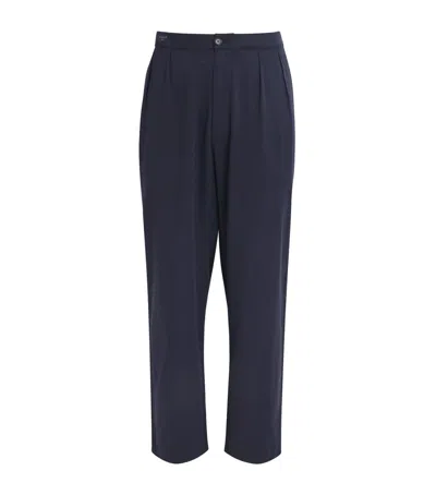 Paul & Shark Drawstring Chinos In Blue