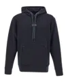 Paul & Shark Drawstring Hooded Sweatshirt In Blue