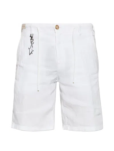 Paul & Shark Drawstring Shorts In White