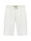 Paul & Shark Drawstring Shorts In White