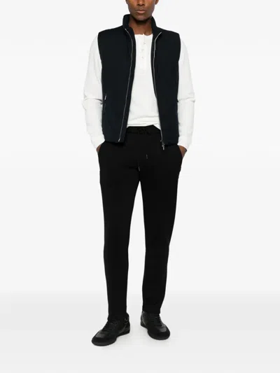 Paul & Shark Drawstring Track Pants In Black