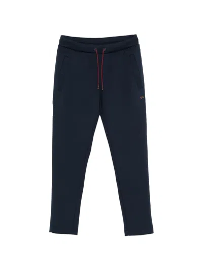 Paul & Shark Drawstring-waistband Track Pants In Blue