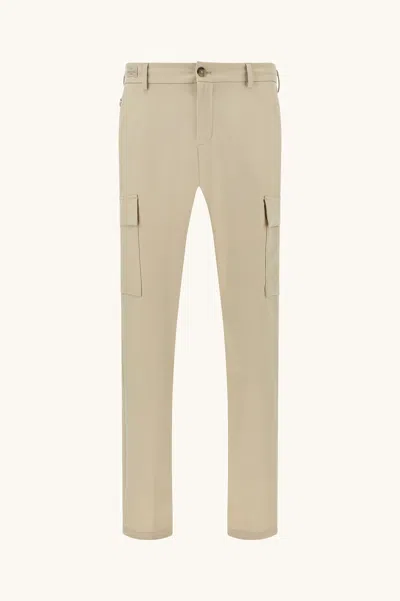Paul & Shark Dynamic Cargo Pants In Neutral