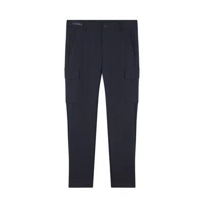 Paul & Shark Dynamic Stretch Cargo Trousers In Blue