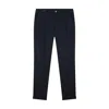 Paul & Shark Dynamic Wool Chino Trousers In Blue