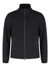 Paul & Shark Elastic High-collar Jacket In Blue