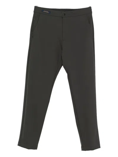Paul & Shark Elastic-waistband Trousers In Gray