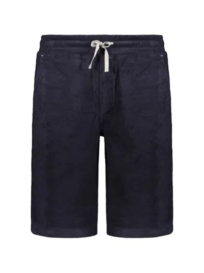Paul & Shark Elasticated-waistband Shorts In Blue