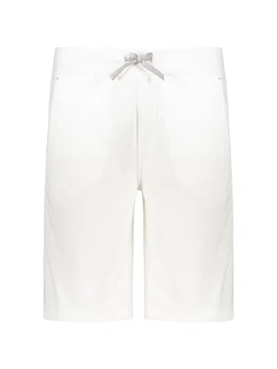 Paul & Shark Elasticated-waistband Shorts In White