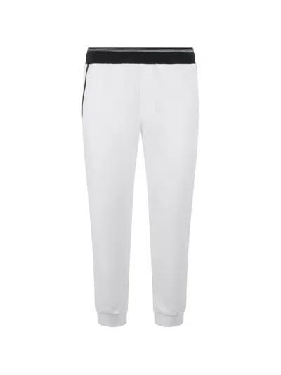 Paul & Shark Elasticated-waistband Track Pants In White