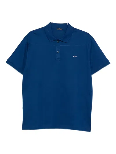 PAUL & SHARK EMBROIDERED-LOGO POLO SHIRT